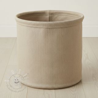 Dekostoff DOBBY Zigzag linen