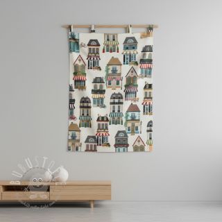 Dekostoff premium Shop Boutique City digital print