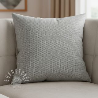 Dekostoff DOBBY Coloured Dot grey