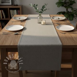 Dekostoff DOBBY Coloured Dot grey