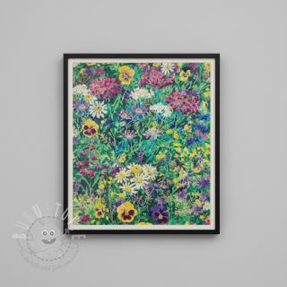 Dekostoff premium Spring Flower Garden digital print