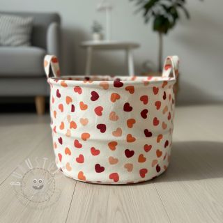 Dekostoff premium Heart Sprinkle Love