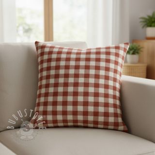 Dekostoff Celestin terracotta