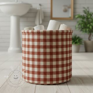 Dekostoff Celestin terracotta