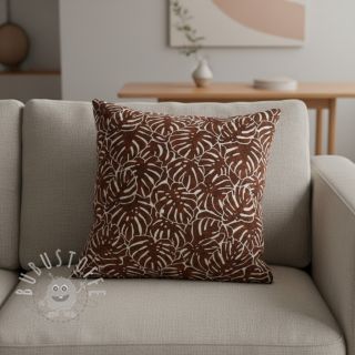 Dekostoff jacquard Anthéa terracotta