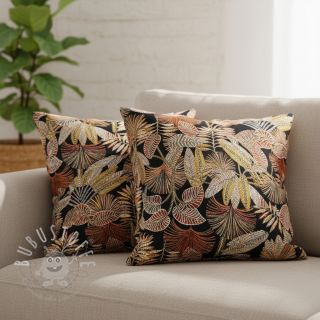 Dekostoff jacquard Mayorque noir