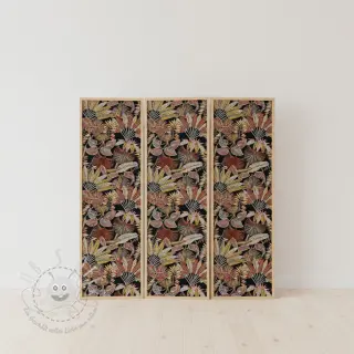 Dekostoff jacquard Mayorque noir