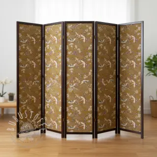 Dekostoff jacquard Grues or