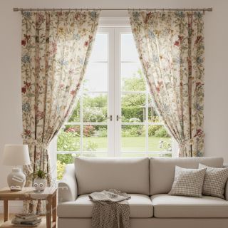 Dekostoff Linenlook premium Flower Dreamy Field digital print