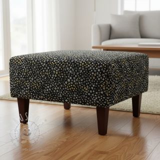 Dekostoff jacquard Flower Mix Sprinkle metallic deluxe