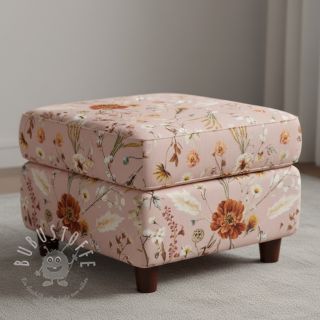 Dekostoff Dried Flower Romance digital print