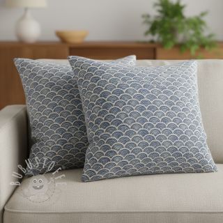 Dekostoff Linenlook Little Wave Scale