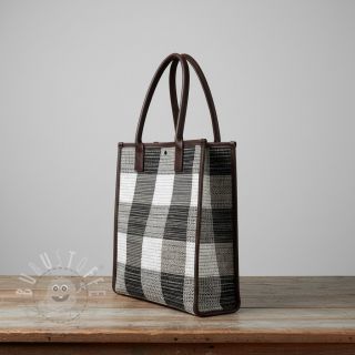 Dekostoff jacquard TWEED allover graphite