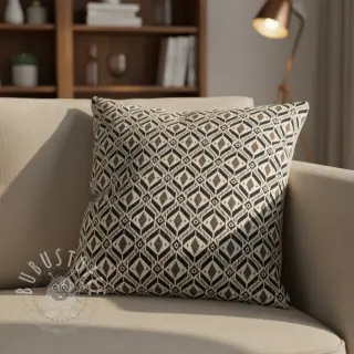 Dekostoff jacquard MOANA allover taupe