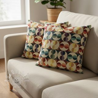 Dekostoff GOBELIN Graphic square circle