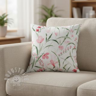 Dekostoff premium Floral Iris fresia