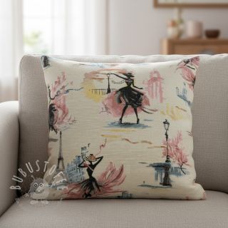 Dekostoff jacquard Triomphe blanc