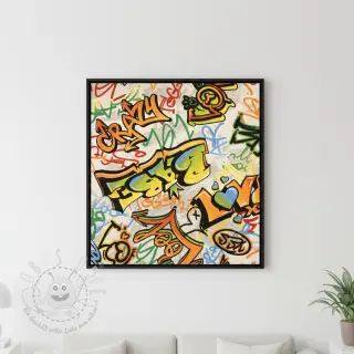 Dekostoff premium Graffiti street art