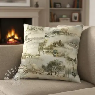 Dekostoff Winter landscape digital print