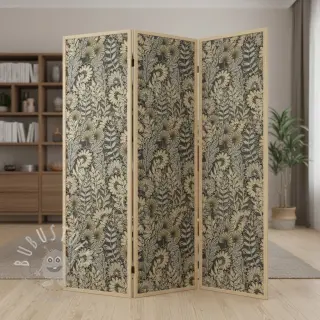 Dekostoff jacquard Boho leaves