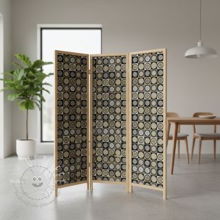 Dekostoff jacquard Round circle luxury