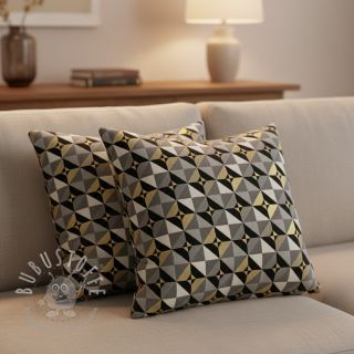 Dekostoff jacquard Diamond cube luxury