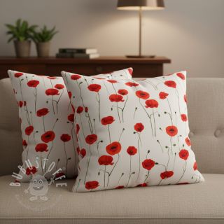 Dekostoff premium Poppy field