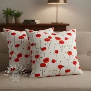 Dekostoff premium Poppy field