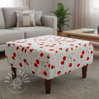 Dekostoff premium Poppy field