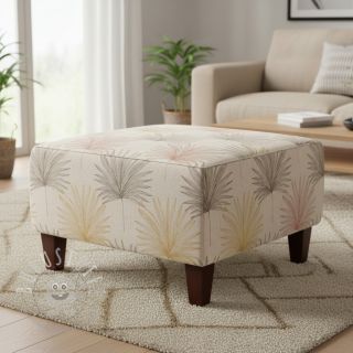 Dekostoff Luxury palm metallic premium