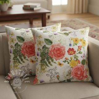 Outdoor Dekostoff mit Teflon-Finish ROSE GARDEN