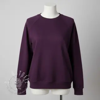 Sweat kuschel MELANGE bordeaux