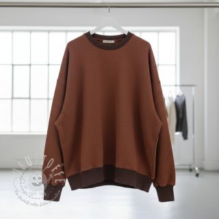 Sweat kuschel MELANGE brick