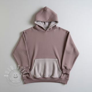 Sweat kuschel MELANGE taupe
