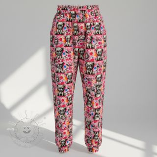 Sweatstoff Big eyes design C digital print