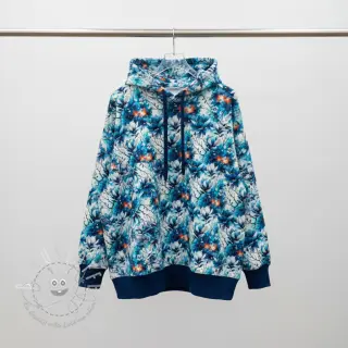 Sweatstoff Flower galaxy design B digital print