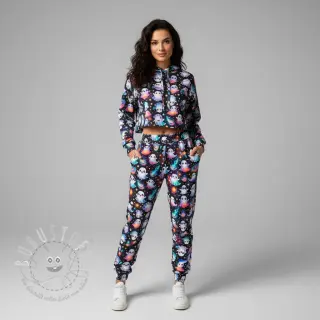 Sweatstoff Spooky design D digital print