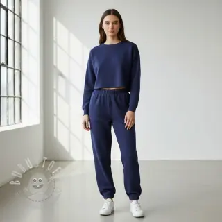 Sweatstoff DENIM dark blue
