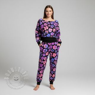 Sweatstoff Flower Mia digital print