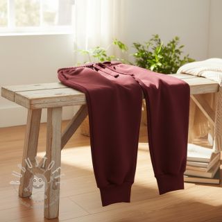 Sweat kuschel JOGGING dark red