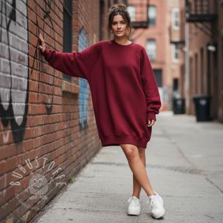 Sweat kuschel JOGGING dark red