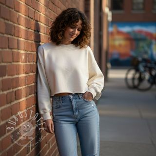 Sweat kuschel JOGGING white