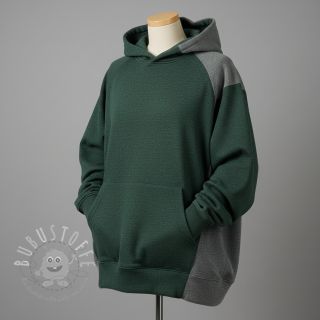 Sweat kuschel JOGGING dark green melange