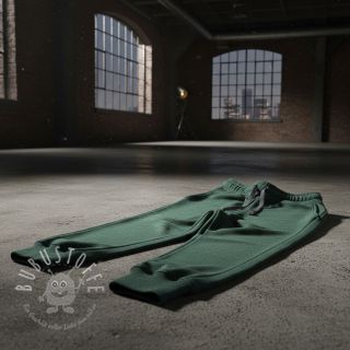 Sweat kuschel JOGGING dark green melange