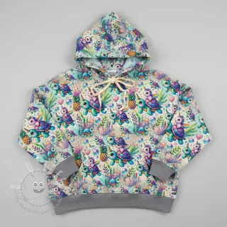 Sweatstoff Pretty unicorns design C digital print