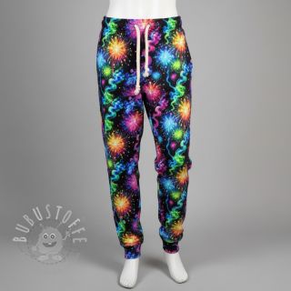 Sweatstoff Fire works design C digital print