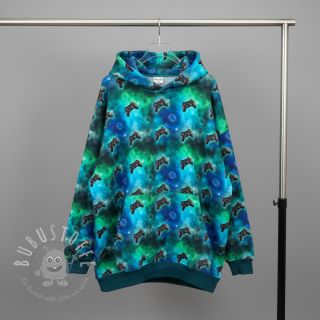 Sweatstoff Galaxy riders design D digital print