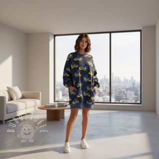 Sweatstoff Cool lobsters blue