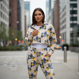 Sweatstoff Cool lobsters blue