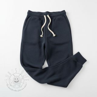 Sweat kuschel JOGGING navy melange